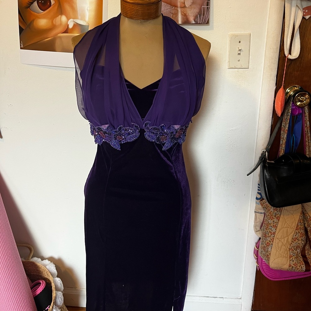 Dolan Deep Purple Prom Dress